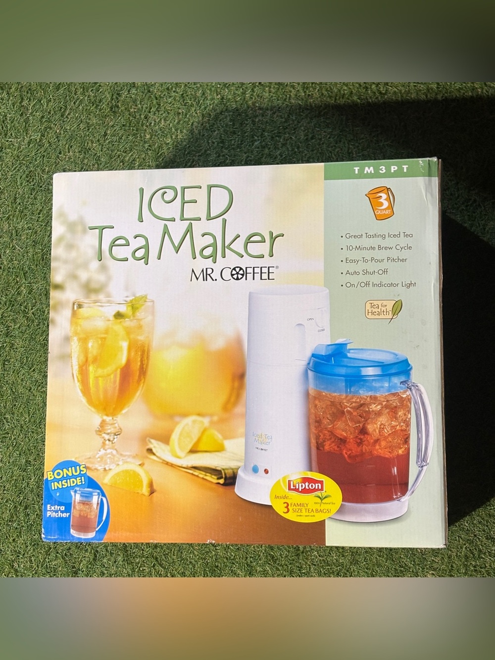 Mr. Coffee Iced Tea Maker TM3PT 3 Quart With Extra Pitcher~New Sealed